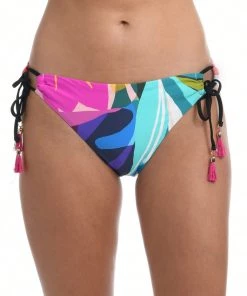 La Blanca Bottoms Eclectic Shore Side Tie Hipster Bottom