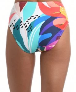 La Blanca Bottoms Eclectic Shore V-Front High Waist Bottom