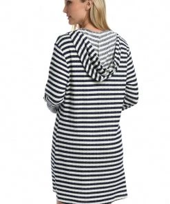 La Blanca Static Stripe V-Neck Tunic
