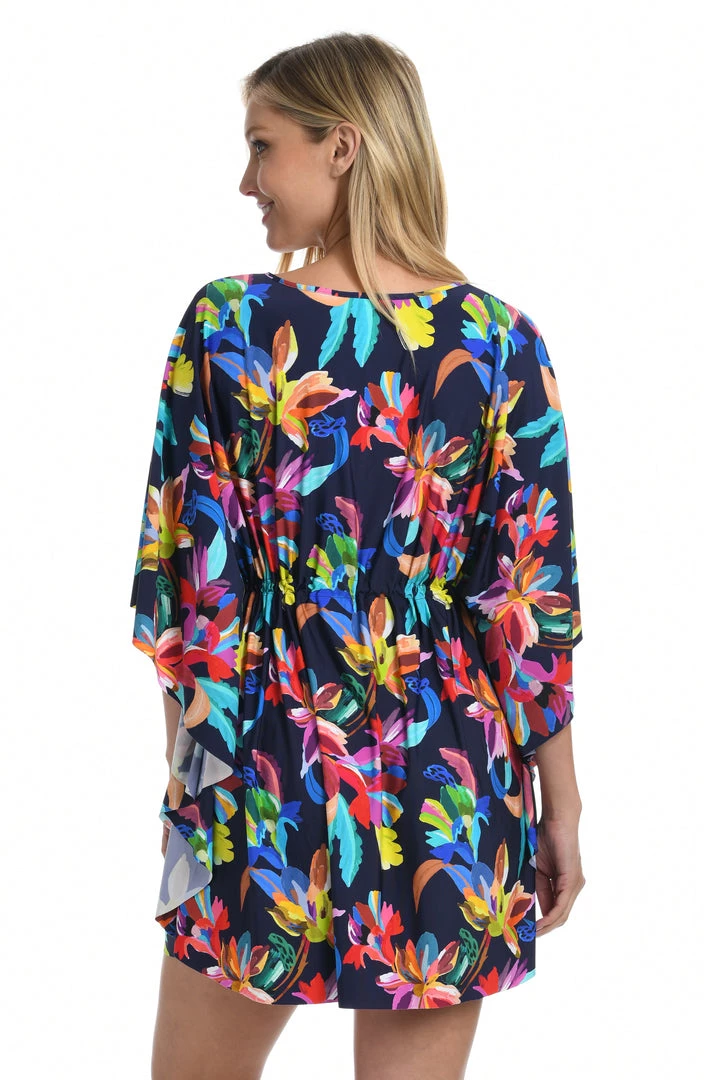 La Blanca Cover Ups By The Sea V-Neck Caftan