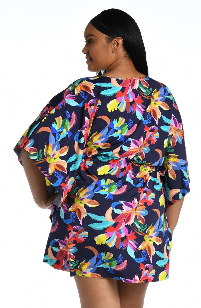 La Blanca Cover Ups By The Sea V-Neck Caftan