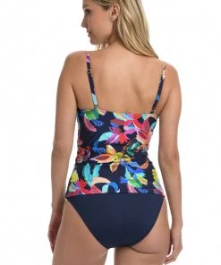 La Blanca Tops By The Sea Lingerie Strap Underwire* Tankini Top