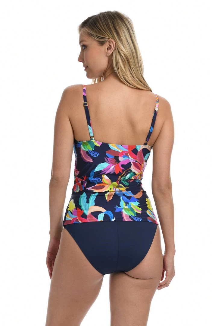 La Blanca Tops By The Sea Lingerie Strap Underwire* Tankini Top