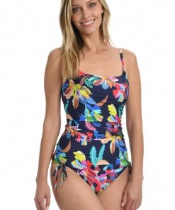 La Blanca Tops By The Sea Lingerie Strap Underwire* Tankini Top