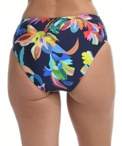 La Blanca Bottoms By The Sea Mid Waist Sash Band Bottom