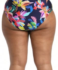 La Blanca Bottoms By The Sea Mid Waist Sash Band Bottom