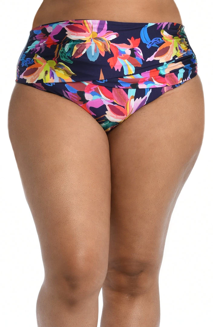 La Blanca Bottoms By The Sea Mid Waist Sash Band Bottom