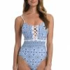 La Blanca Mediterranean Breeze Strappy Back One Piece One-Piece