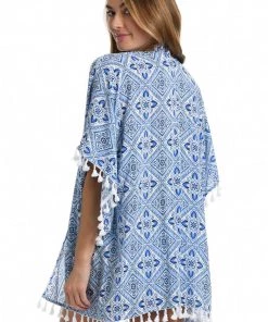 La Blanca Cover Ups Mediterranean Breeze Kimono