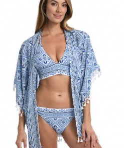 La Blanca Cover Ups Mediterranean Breeze Kimono