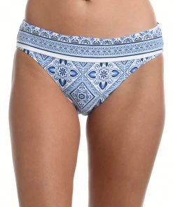 La Blanca Mediterranean Breeze Shirred Band Hipster Bottom