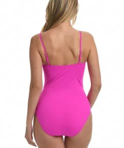 La Blanca Island Goddess Bandeau Mio One-Piece