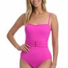La Blanca Island Goddess Bandeau Mio One-Piece