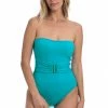 La Blanca One-Piece Island Goddess Bandeau Mio