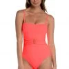 La Blanca One-Piece Island Goddess Bandeau Mio