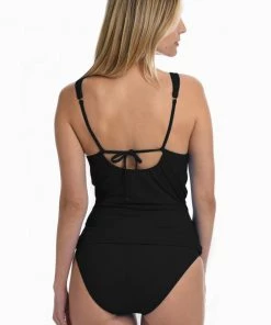 La Blanca Island Goddess Twist Tie Back Tankini