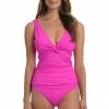 La Blanca Island Goddess Twist Tie Back Tankini Tops