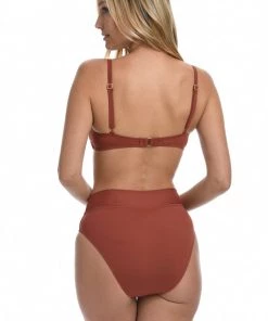 La Blanca Tops Island Goddess Over The Shoulder Wrap Top