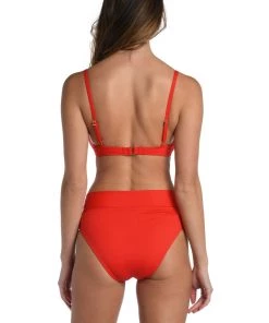 La Blanca Island Goddess Over-The-Shoulder Wrap Top Tops