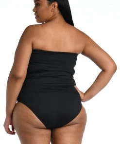 La Blanca Island Goddess Bandeau Tankini Top