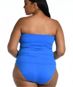 La Blanca Island Goddess Bandeau Tankini Top