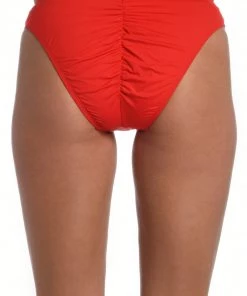La Blanca Bottoms Island Goddess Scoop Front Ruched Back Bottom