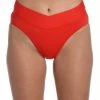 La Blanca Island Goddess Crossover High-Waist Bottom Bottoms