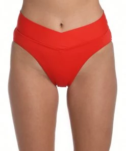 La Blanca Island Goddess Crossover High-Waist Bottom Bottoms