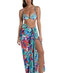 La Blanca Tropics Of Tropez Pareo Wrap Cover Ups