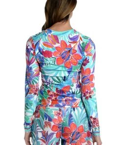 La Blanca Tropics Of Tropez Half Zip Rashguard