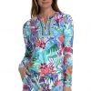 La Blanca Tropics Of Tropez Half Zip Rashguard
