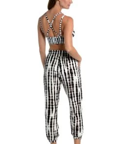 La Blanca Twisted Bamboo Capri Pant Cover Ups
