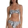 La Blanca Twisted Bamboo Bandeau Bikini Top