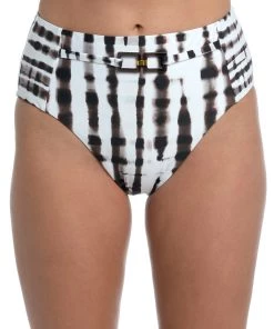 La Blanca Twisted Bamboo High-Waist Bottom Bottoms