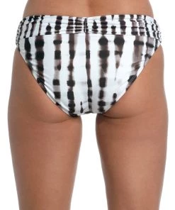 La Blanca Twisted Bamboo Shirred Band Hipster Bottom Bottoms