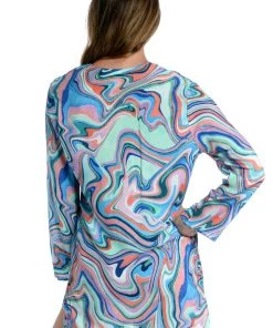 La Blanca Crystal Cove V-Neck Tunic