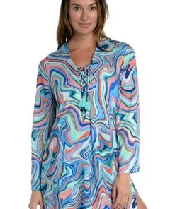 La Blanca Crystal Cove V-Neck Tunic
