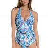 La Blanca Crystal Cove Halter Tankini Top Tops
