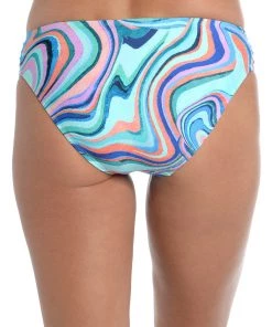 La Blanca Bottoms Crystal Cove Side Shirred Hipster Bottom