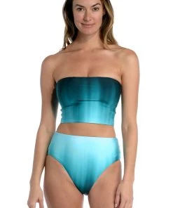 La Blanca Ocean Oasis Bandeau Midkini Top Tops