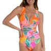 La Blanca One-Piece Isla Del Sol Multi-Strap Cross-Back One Piece