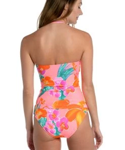 La Blanca Isla Del Sol Bandeau Tankini Top