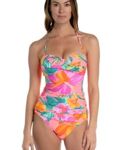 La Blanca Isla Del Sol Bandeau Tankini Top