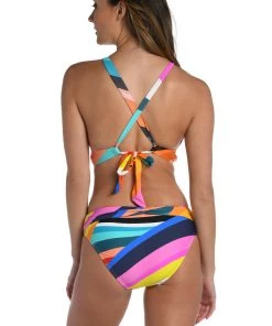 La Blanca Sunscape High-Neck Midkini Top