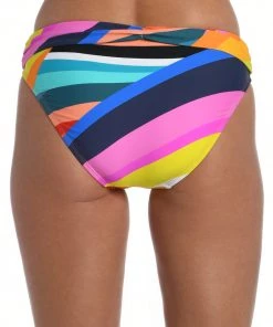 La Blanca Sunscape Shirred Band Hipster Bottom