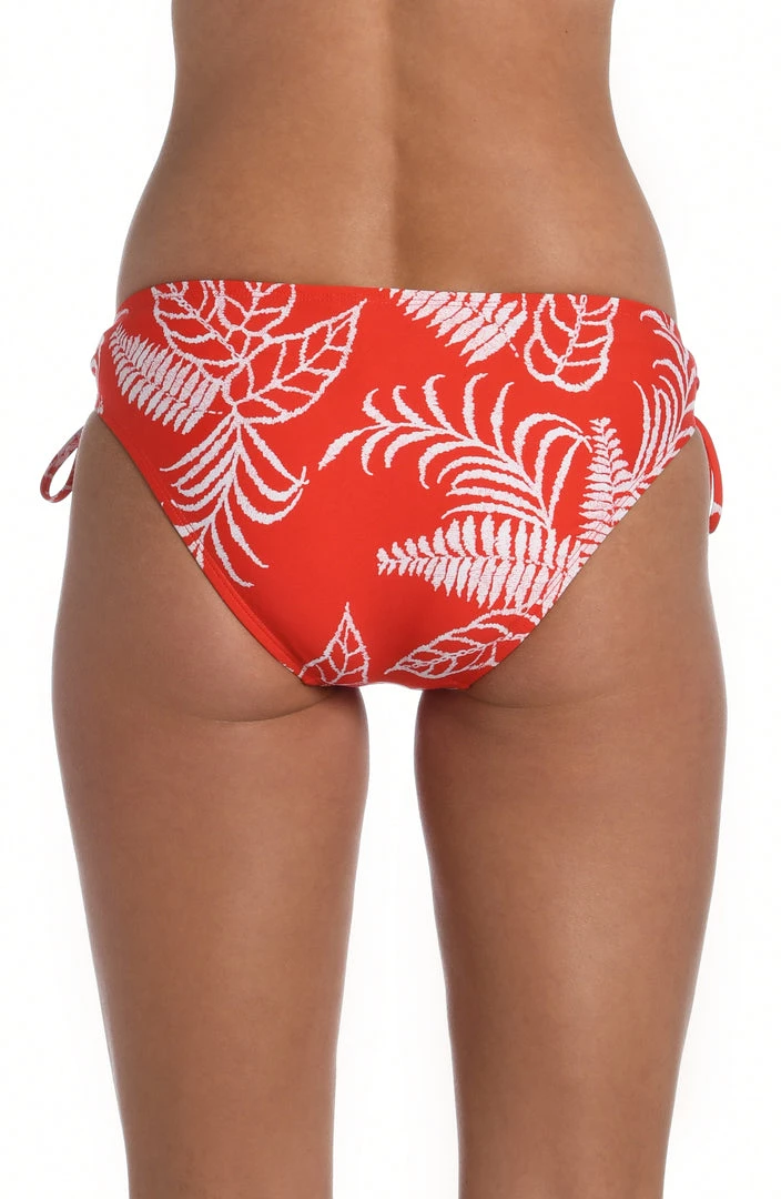 La Blanca Bottoms Tropical Tapestry Side Tie Hipster Bottom