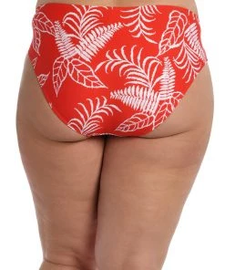 La Blanca Bottoms Tropical Tapestry Shirred Band Hipster Bottom