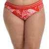 La Blanca Bottoms Tropical Tapestry Shirred Band Hipster Bottom