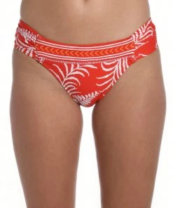 La Blanca Tropical Tapestry Side Shirred Hipster Bottom