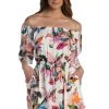 La Blanca Cover Ups Paradise City Off-The-Shoulder Cover Up Dress